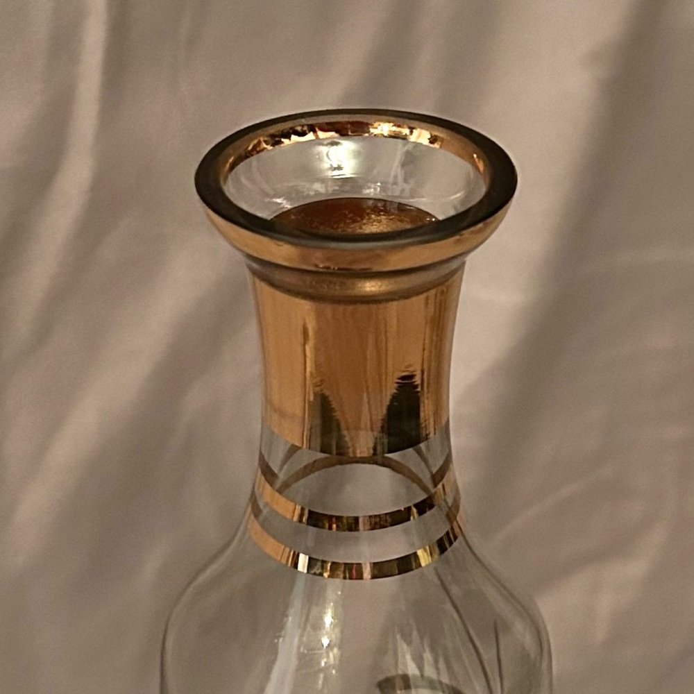 Vintage Glass Decanter Set